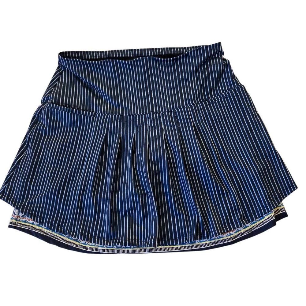 Lucky in Love Womens Dreaming of Aegean Athletic Golf Tennis Skort Medium - Picture 2 of 10